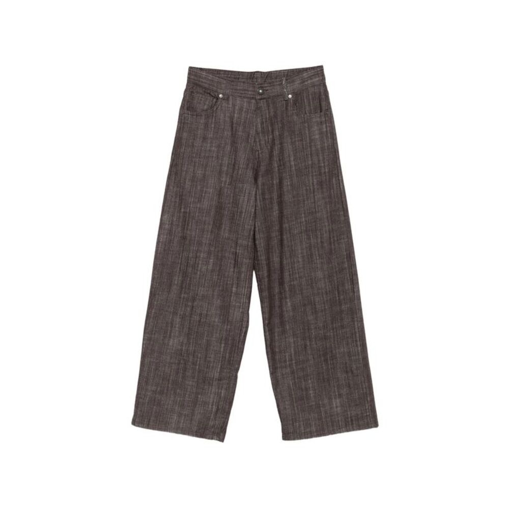 Panicale Cashmere Brown Trousers - Straight Trousers Women